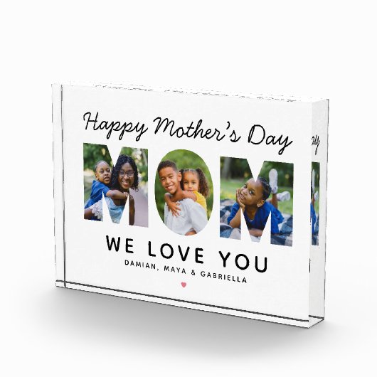 Happy Mothers Day mam Custom Collage Fotoblokken (Rechts)