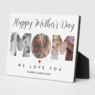 Happy Mothers Day Mam Photo Collage Custom Fotoplaat