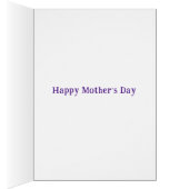 Happy Mothers Day Mam Waterverf Hearts (Binnen (Rechts))