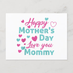 Happy Mothers Day Mama Shirt voor mama kinder Feestdagenkaart