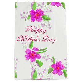 Happy Mothers Day Medium Gift Bag Cadeauzakje