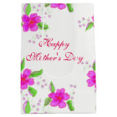 Happy Mothers Day Medium Gift Bag Cadeauzakje (Achterkant)