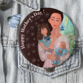 Happy Mothers Day met kinder Button