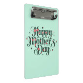 Happy Mothers Day Mini Klembord (Schuin)