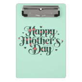Happy Mothers Day Mini Klembord (Voorkant)