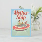  Happy Mothers Day MoederShip and Cookies Feestdagenkaart (Staand voorkant)