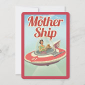 Happy Mothers Day MoederShip and Cookies Feestdagenkaart (Voorkant)