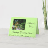 Happy Mothers Day Mom Kaart beroemd gemaakt door J (Achterkant)