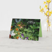 Happy Mothers Day Mom Kaart beroemd gemaakt door J (Gele Bloem)