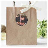 Happy Mother's Day Mom-My Best Friend Custom Photo Ronde Sticker