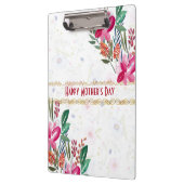 Happy Mothers Day Moms Roze Flower Cute Klembord (Links)