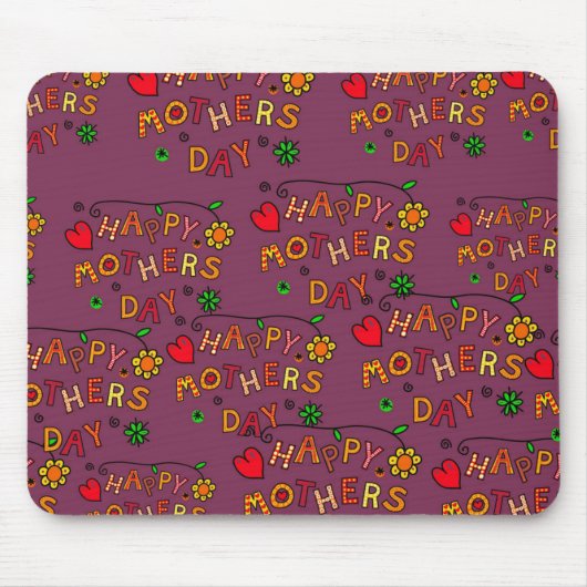 Happy Mothers Day Muismat (Voorkant)