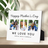 Happy Mothers Day Mum Custom Fotocollage Fotoplaat