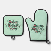 Happy Mothers Day Ovenwant & Pannenlap Set (Voorkant)