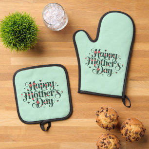 Happy Mothers Day Ovenwant & Pannenlap Set