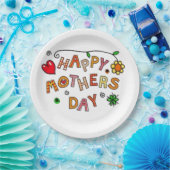 Happy Mothers Day Papieren Bordje (Feest)