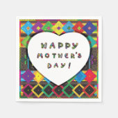 Happy Mothers Day Papieren servetten (Voorkant)
