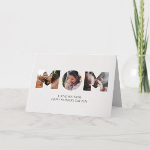 Happy Mothers Day Photo Card MOM Wenskaart Kaart