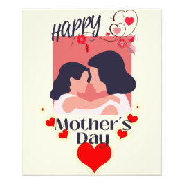 happy Mother's Day .   Photo Print Foto Afdruk