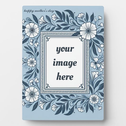 Happy Mothers Day Plaque Fotoplaat (voorkant)