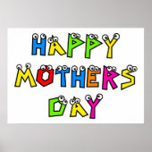 Happy Mothers Day Poster (Voorkant)