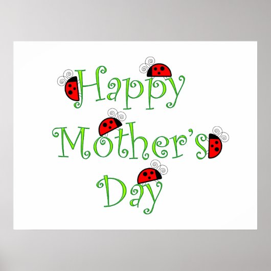 Happy Mothers Day Poster (Voorkant)