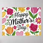 Happy Mothers Day Poster (Voorkant)