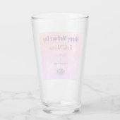 Happy Mothers Day Reiki Mama design Glas (Achterkant)