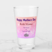 Happy Mothers Day Reiki Mama design Glas (Voorkant)