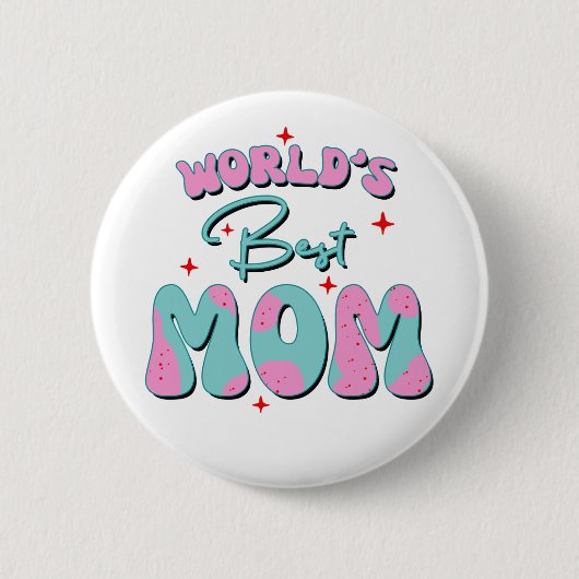 Happy Mothers Day Ronde Button 5,7 Cm (Voorkant)