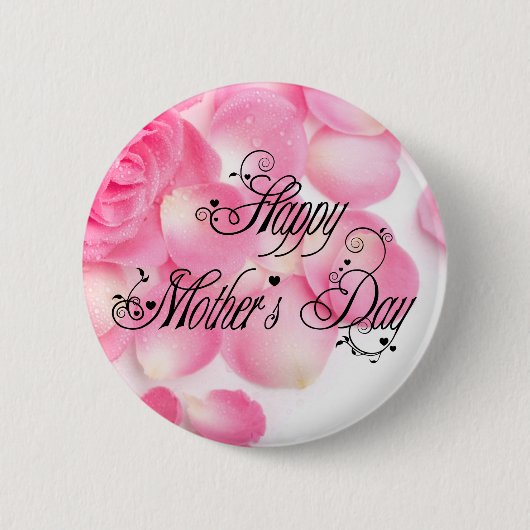 Happy Mothers Day Ronde Button 5,7 Cm (Voorkant)