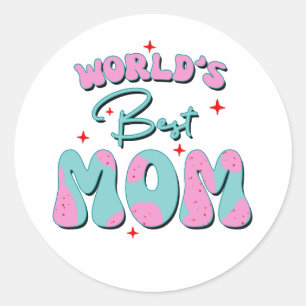 Happy Mothers Day Ronde Sticker