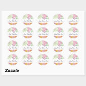 Happy Mothers Day Ronde Sticker (Vel)