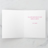 Happy Mothers Day Roze Groene Sunburst Kaart (Binnen)