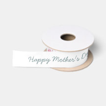 Happy Mothers Day - Roze Magnolia Flowers op White