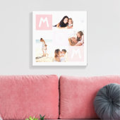 Happy Mothers Day Roze mam Modern multi-fotonet Canvas Afdruk (Insitu (Woonkamer))