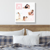 Happy Mothers Day Roze mam Modern multi-fotonet Canvas Afdruk (Insitu (Slaapkamer))