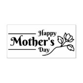 Happy Mothers Day Rubber Stamp Rubberstempel (Afrduk)