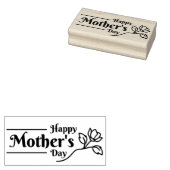 Happy Mothers Day Rubber Stamp Rubberstempel (Gestempeld)