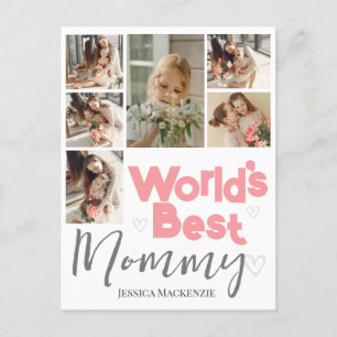Happy mothers Day, 's werelds beste mama Foto Feestdagenkaart