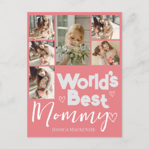 Happy mothers Day, 's werelds beste mama Foto Feestdagenkaart