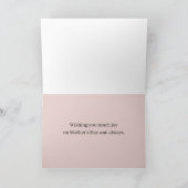 Happy Mother's Day Sailing Mountain Lake Adventure Kaart (Binnen)