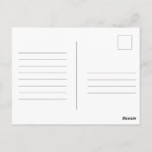 Happy Mothers Day Schattige Floral Heart Sinaasapp Briefkaart (Achterkant)