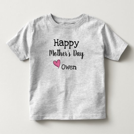 Happy Mothers Day Shirt (Voorkant)