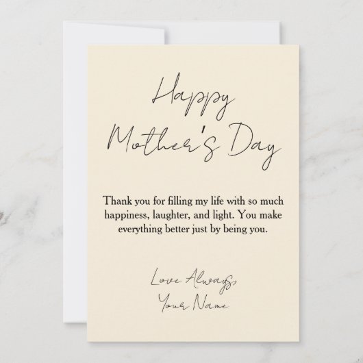 Happy Mother's Day Skeleton Mom Life Tarot Kaart (Achterkant)