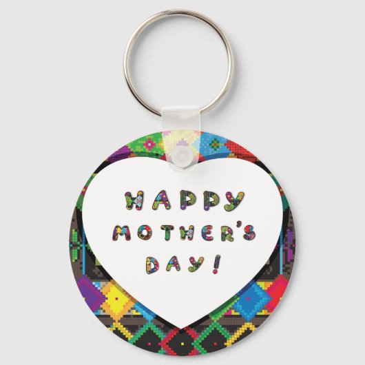 Happy Mothers Day Sleutelhanger (Voorkant)