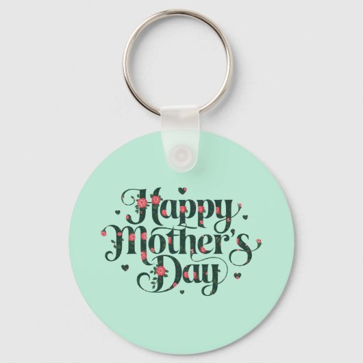 Happy Mothers Day Sleutelhanger (Achterkant)