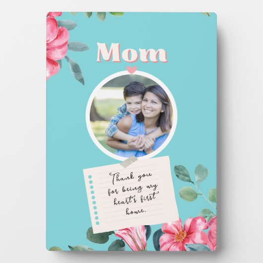 Happy Mothers Day  Son Love You Mam Fotoplaat (voorkant)