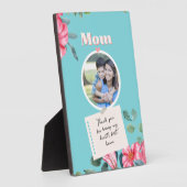 Happy Mothers Day  Son Love You Mam Fotoplaat (Zijkant)