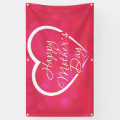 Happy Mothers Day Spandoek (Verticaal)